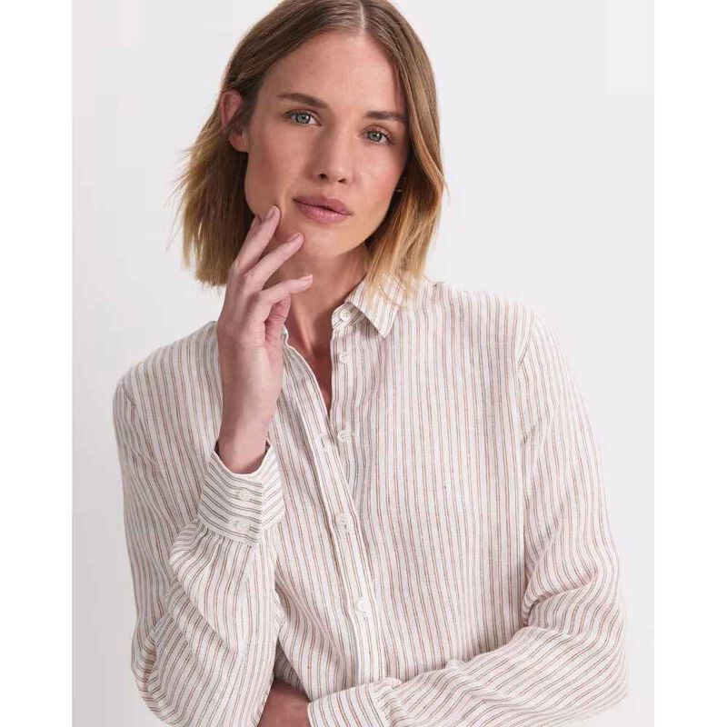 Sportscraft Dahlia Stripe Linen Shirt image number 2